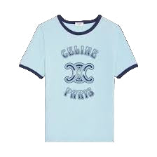 Celine paris t-shirt in cotton jersey