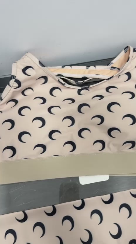 Marine Serre Tan Moon Leggings Set