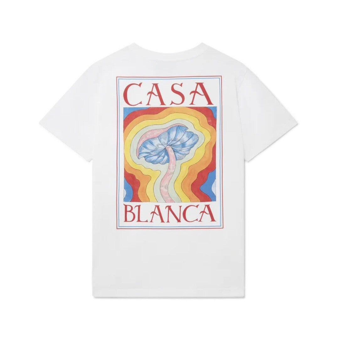 CASABLANCA White ‘MIND VIBRATIONS’ T-Shirt