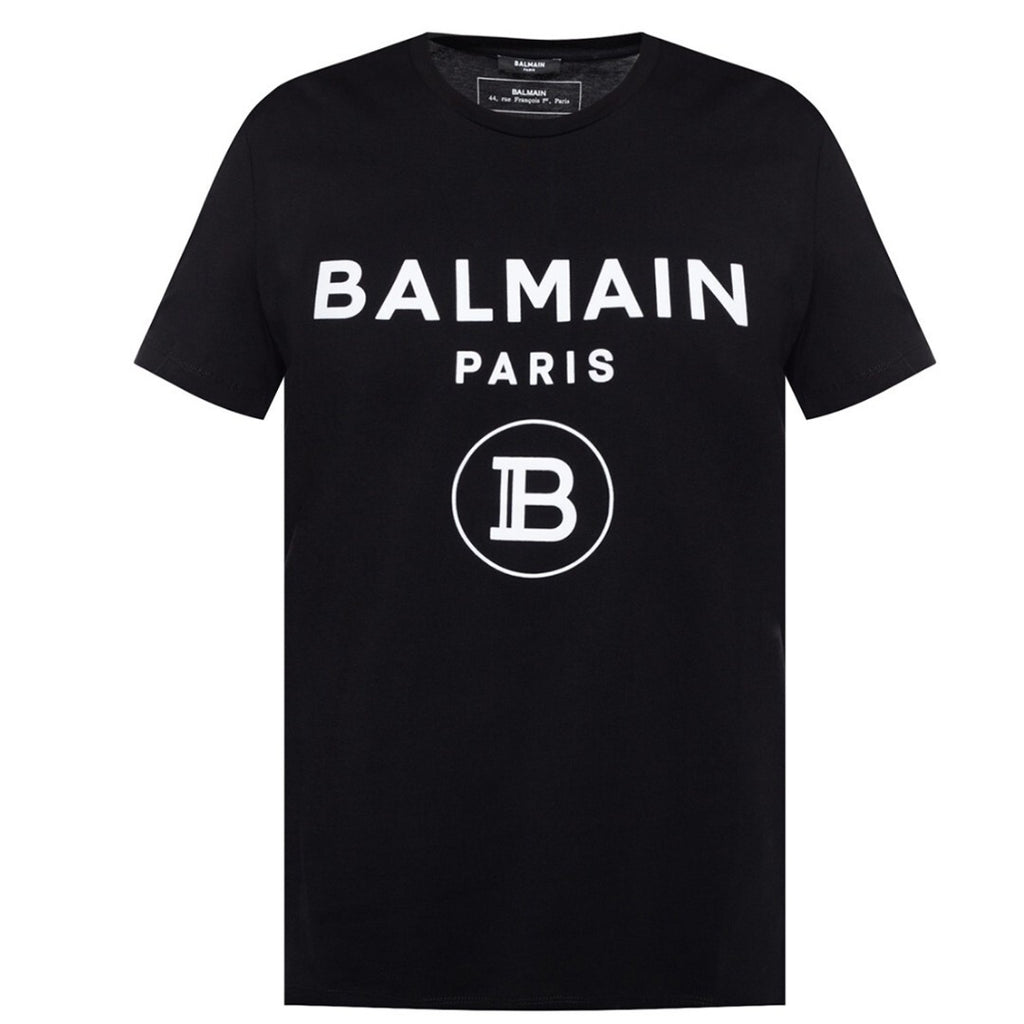 Balmain Jersey Crewneck T-Shirt (Multicolor)