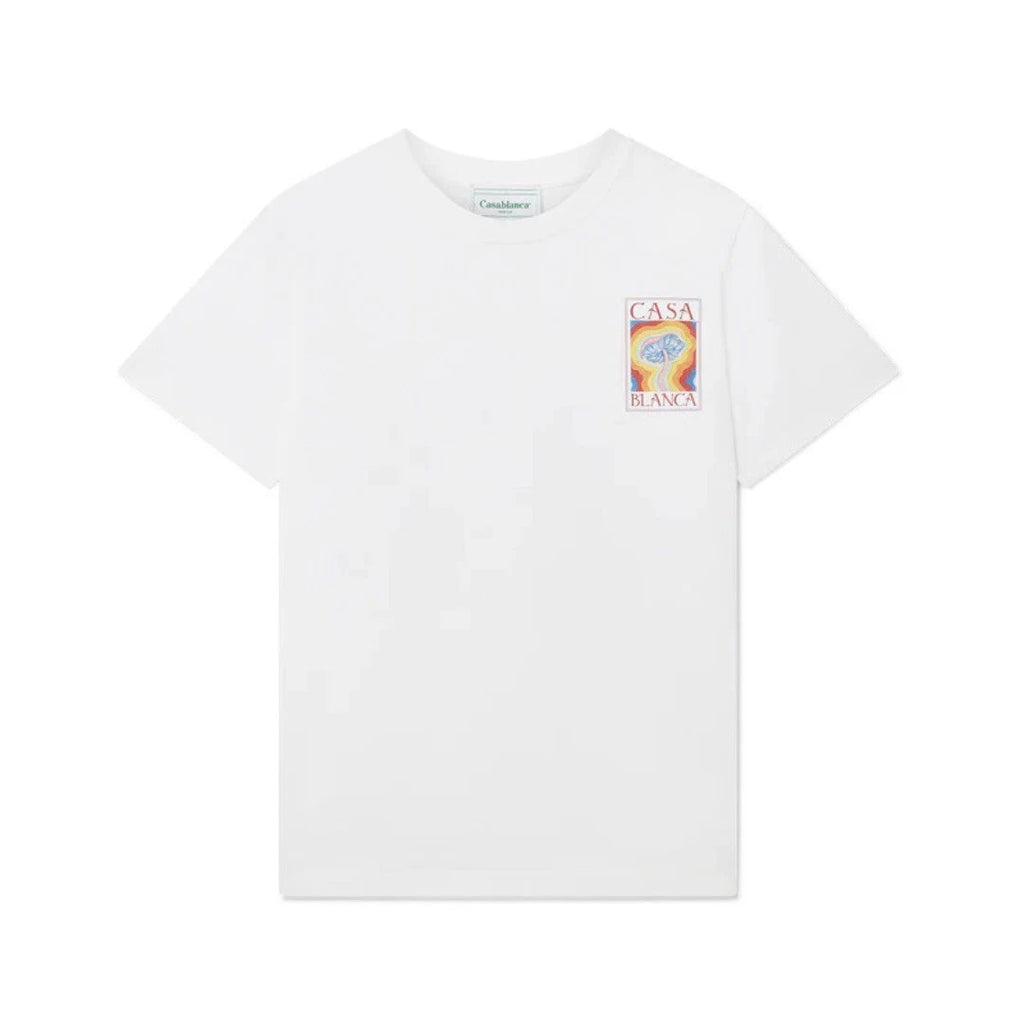 CASABLANCA White ‘MIND VIBRATIONS’ T-Shirt